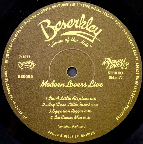 Modern Lovers ~ Live (Vinyl) - Djungel & Jazz