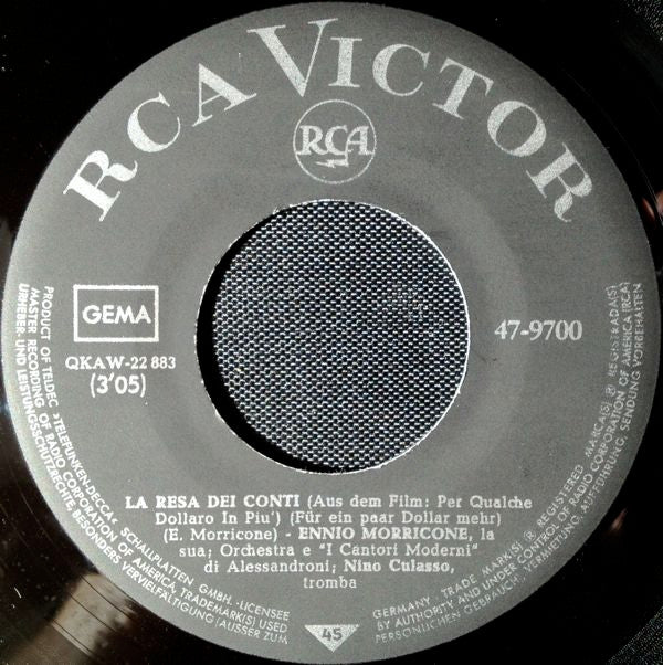 Ennio Morricone Und Sein Orchester ~ La Resa Dei Conti / Per Qualche Dollaro In Più (Vinyl) - Djungel & Jazz