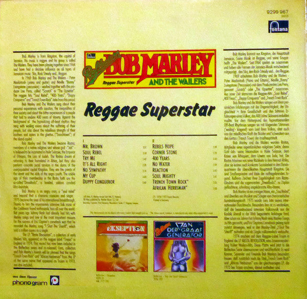 Bob Marley & The Wailers ~ Rasta Revolution (Vinyl) - Djungel & Jazz