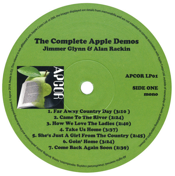 Jimmer Glynn & Alan Rackin ~ Far Away Country Day - The Complete Apple Demos (Vinyl) - Djungel & Jazz