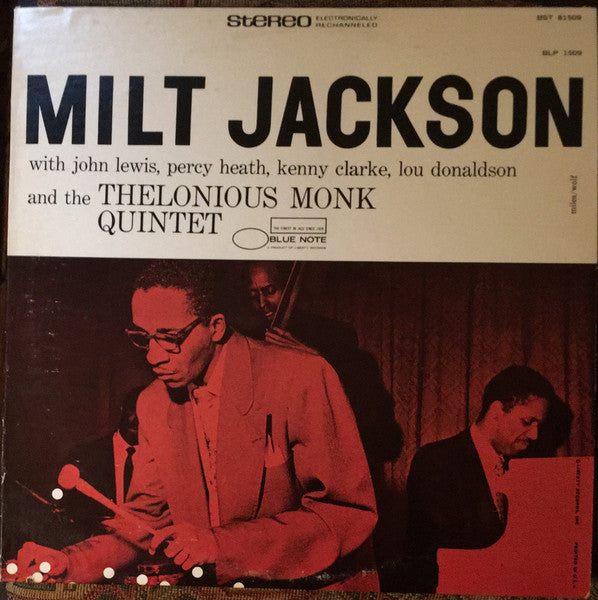 Milt Jackson With John Lewis , Percy Heath, Kenny Clarke, Lou Donaldson And The Thelonious Monk Quintet ~ Milt Jackson With John Lewis, Percy Heath, Kenny Clarke, Lou Donaldson And The Thelonious Monk Quintet (Vinyl) - Djungel & Jazz