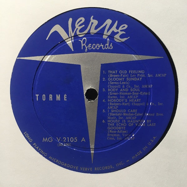 Mel Tormé ~ Tormé (Vinyl) - Djungel & Jazz
