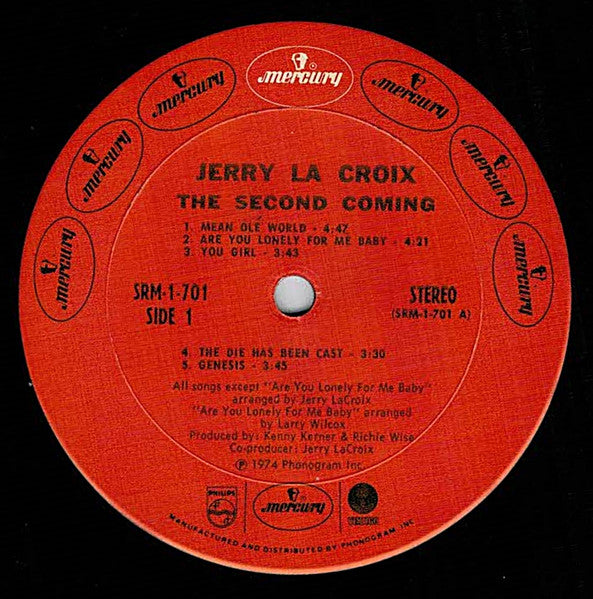 Jerry LaCroix ~ The Second Coming (Vinyl) - Djungel & Jazz