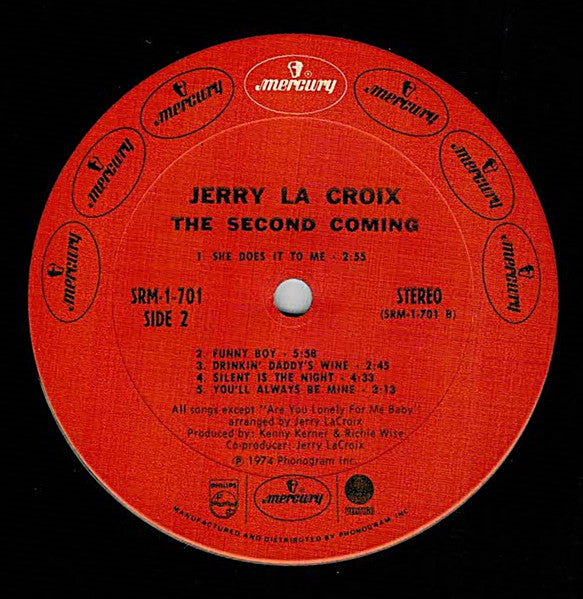Jerry LaCroix ~ The Second Coming (Vinyl) - Djungel & Jazz