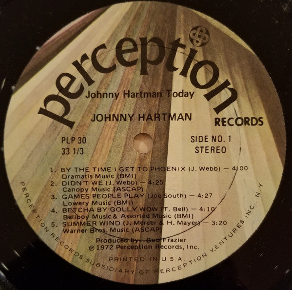 Johnny Hartman ~ Today (Vinyl) - Djungel & Jazz