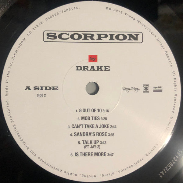 Drake : Scorpion (2xLP, Album)