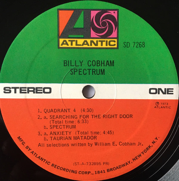 Billy Cobham : Spectrum (LP, Album, PR )