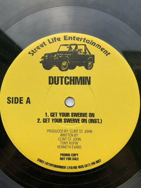 Dutchmin ~ Get Your Swerve On (Vinyl) - Djungel & Jazz