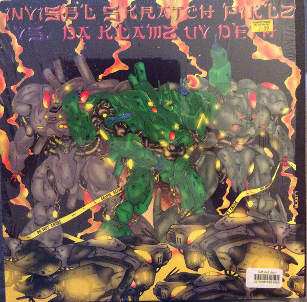 Invisibl Skratch Piklz ~ Invisibl Skratch Piklz Vs. Da Klamz Uv Deth (Furious Ostrich Tracks) (Vinyl) - Djungel & Jazz