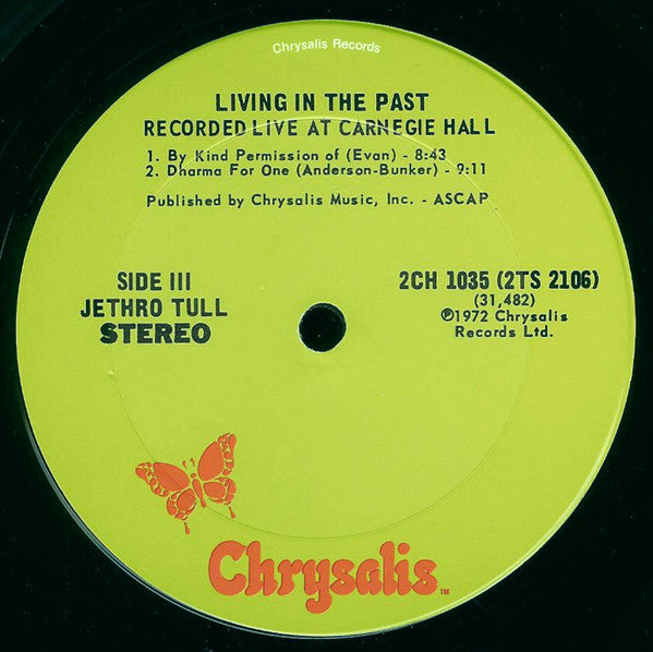 Jethro Tull ~ Living In The Past (Vinyl) - Djungel & Jazz