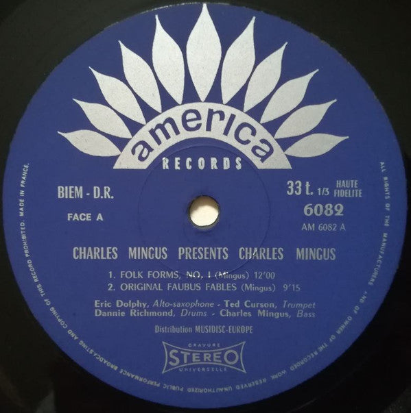 Charles Mingus ~ Presents Charles Mingus (Vinyl) - Djungel & Jazz