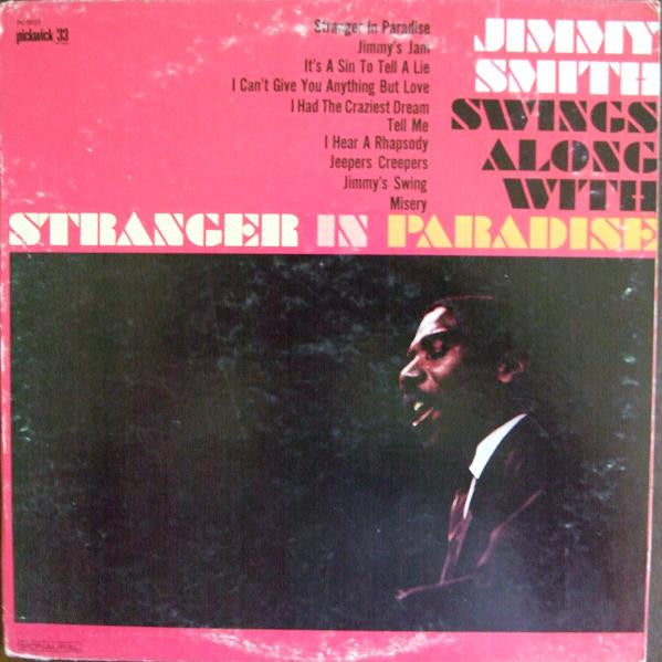 Jimmy Smith ~ Swings Along With Stranger In Paradise (Vinyl) - Djungel & Jazz