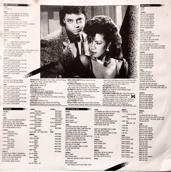 René And Angela* : Street Called Desire (LP, Album)