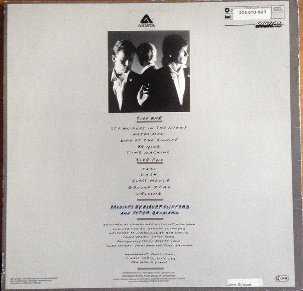Peter Baumann ~ Strangers In The Night (Vinyl) - Djungel & Jazz