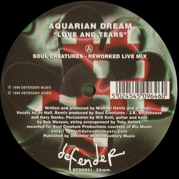 Aquarian Dream : Love And Tears (12", Single)