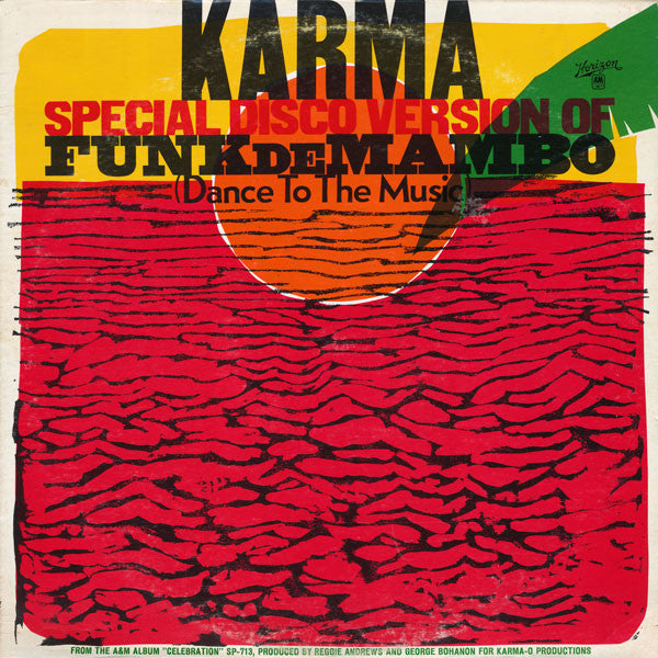 Karma (9) : Funk De Mambo (Dance To The Music) (Special Disco Version) (12", Mono, Promo)