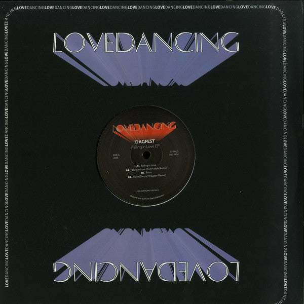 Dagfest : Falling In Love EP  (12", EP, Promo)