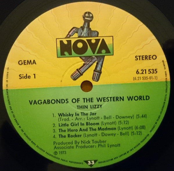 Thin Lizzy ~ Vagabonds Of The Western World (Vinyl) - Djungel & Jazz