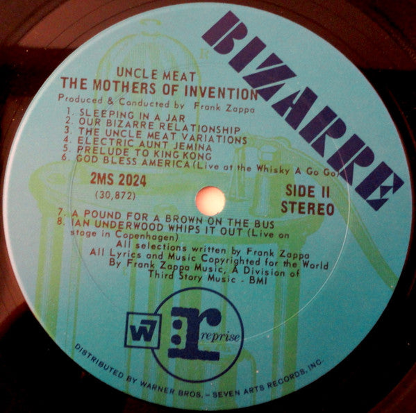 The Mothers Of Invention ~ Uncle Meat (Vinyl) - Djungel & Jazz