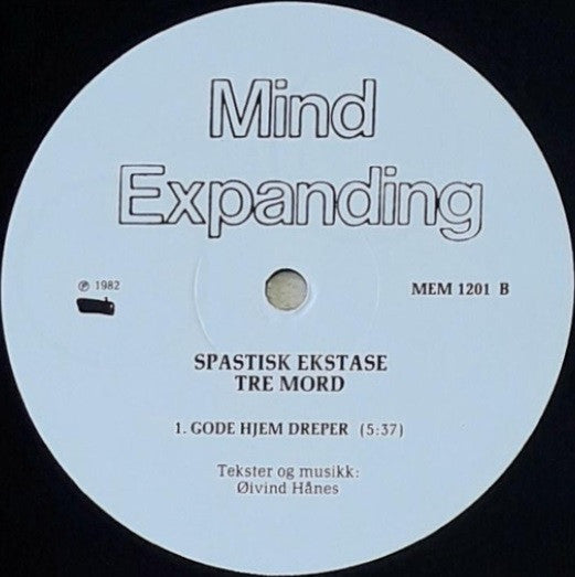 Spastisk Ekstase ~ 3 Mord (Vinyl) - Djungel & Jazz