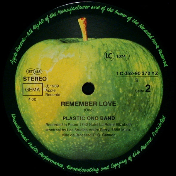 Plastic Ono Band ~ Give Peace A Chance (Vinyl) - Djungel & Jazz