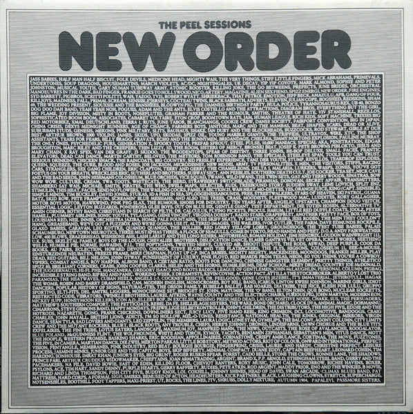 New Order ~ The Peel Sessions (Vinyl) - Djungel & Jazz