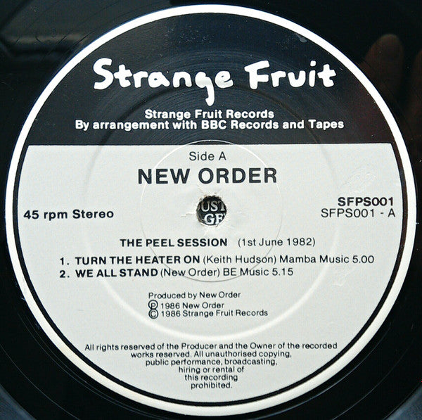 New Order ~ The Peel Sessions (Vinyl) - Djungel & Jazz