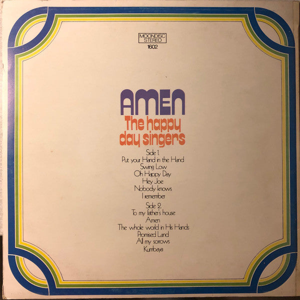 Happy Day Singers ~ Amen (Vinyl) - Djungel & Jazz