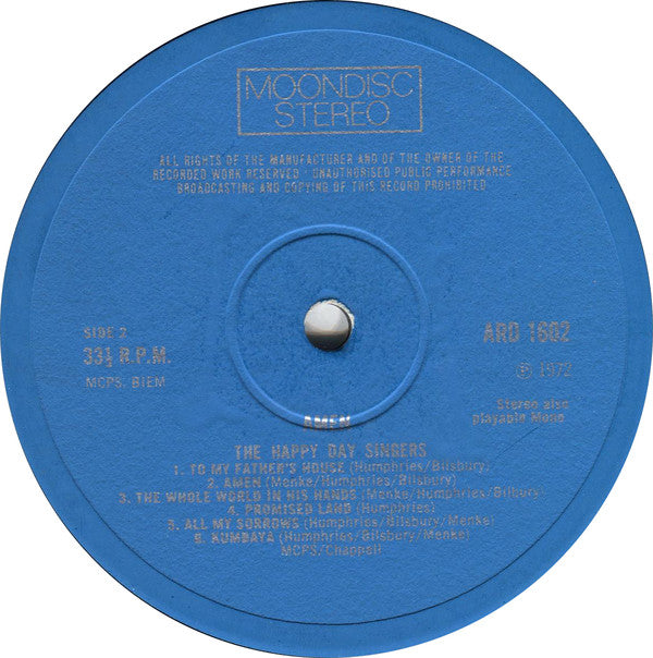 Happy Day Singers ~ Amen (Vinyl) - Djungel & Jazz