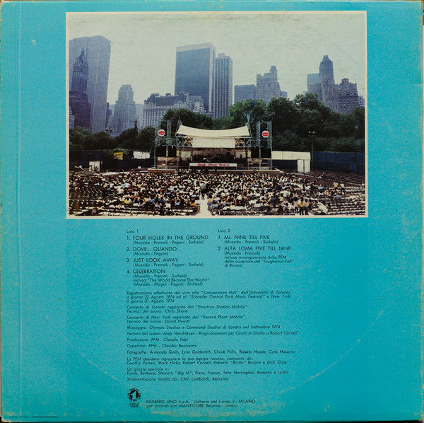 Premiata Forneria Marconi ~ Live In U.S.A. (Vinyl) - Djungel & Jazz