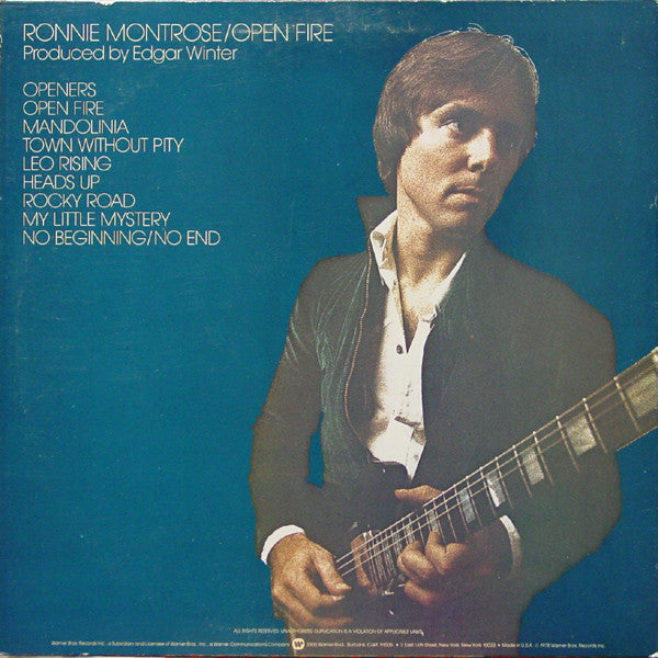 Ronnie Montrose ~ Open Fire (Vinyl) - Djungel & Jazz
