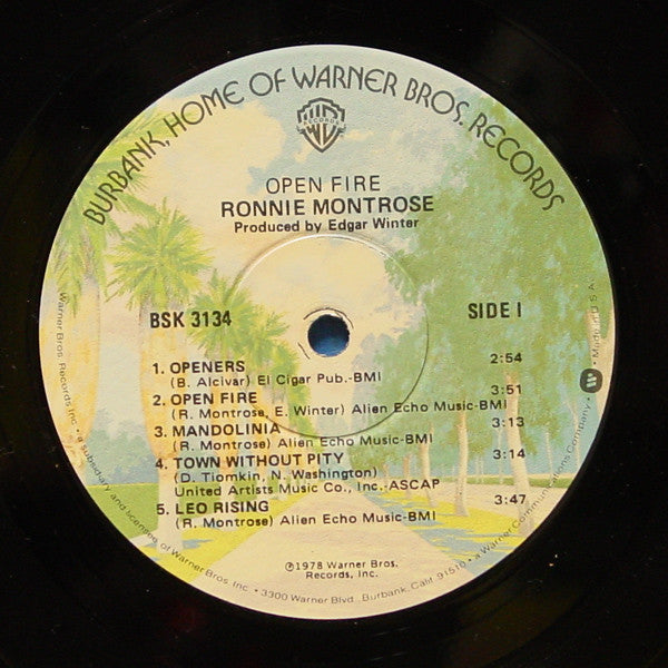 Ronnie Montrose ~ Open Fire (Vinyl) - Djungel & Jazz