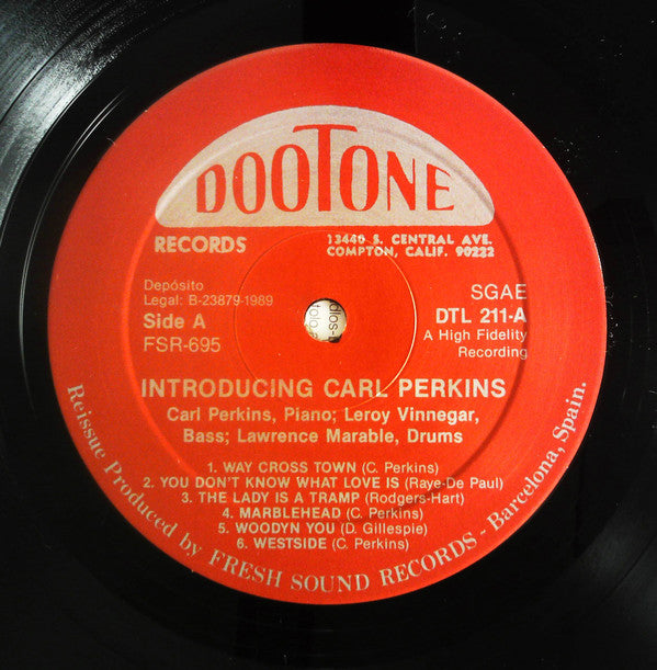 Carl Perkins  ~ Introducing... (Vinyl) - Djungel & Jazz