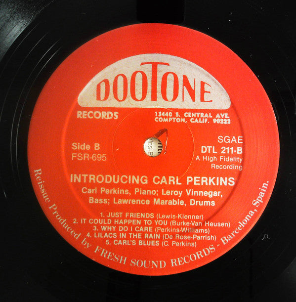 Carl Perkins  ~ Introducing... (Vinyl) - Djungel & Jazz