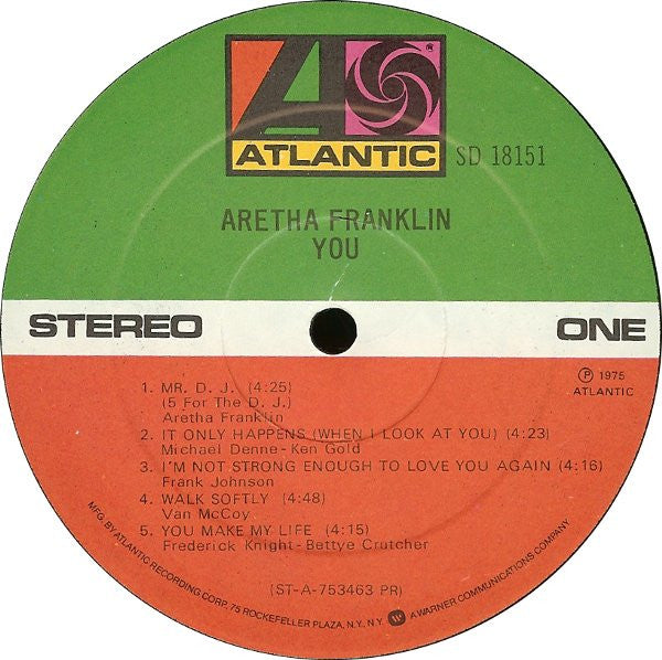 Aretha Franklin ~ You (Vinyl) - Djungel & Jazz