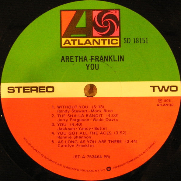 Aretha Franklin ~ You (Vinyl) - Djungel & Jazz