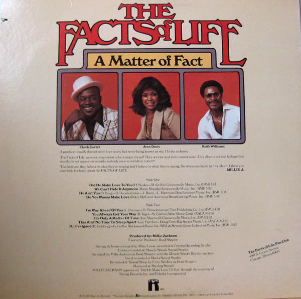 Facts Of Life ~ A Matter Of Fact (Vinyl) - Djungel & Jazz