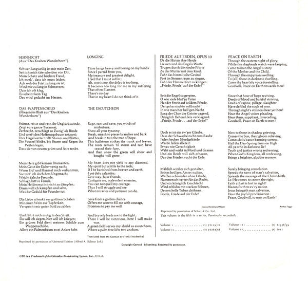 Arnold Schoenberg - Robert Craft ~ The Music of Arnold Schoenberg Volume 5 (Vinyl) - Djungel & Jazz