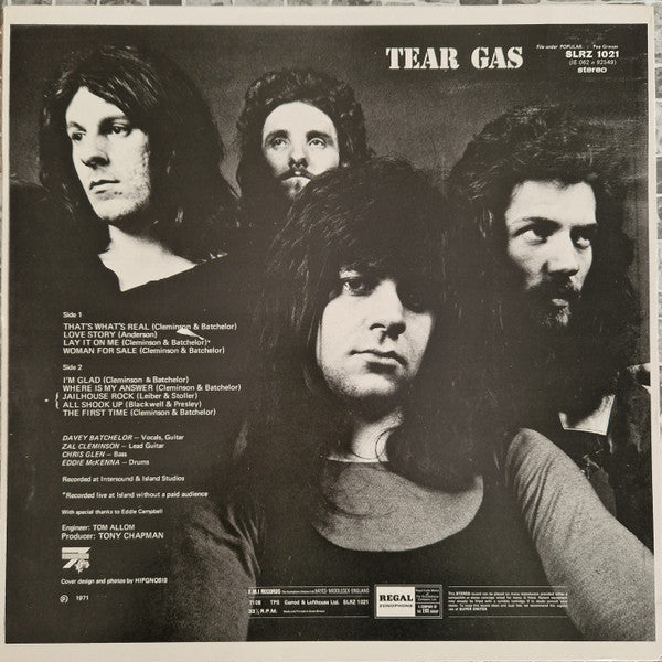 Tear Gas ~ Tear Gas (Vinyl) - Djungel & Jazz