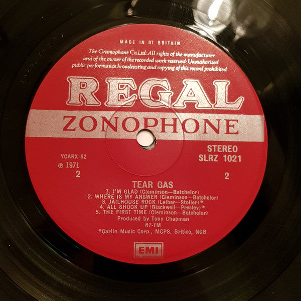 Tear Gas ~ Tear Gas (Vinyl) - Djungel & Jazz