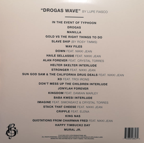 Lupe Fiasco : Drogas Wave (3xLP, Album)