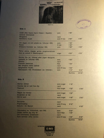 Bo Setterlind, Roland Forsberg, Jont Birgit Rundgren ~ Kärlekens Musik (Vinyl) - Djungel & Jazz