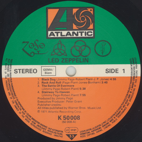 Led Zeppelin ~ Untitled (Vinyl) - Djungel & Jazz