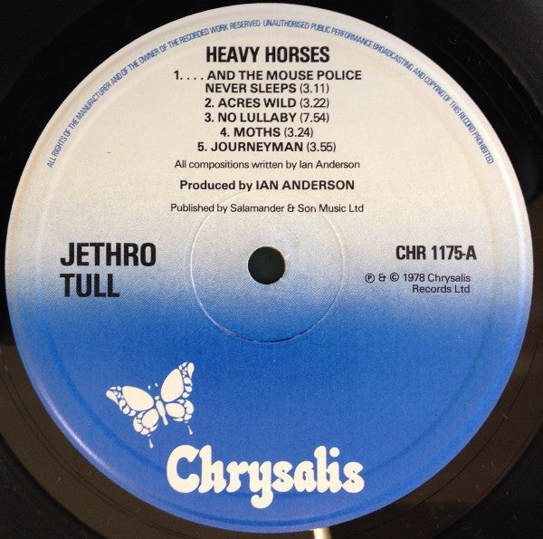 Jethro Tull ~ Heavy Horses (Vinyl) - Djungel & Jazz