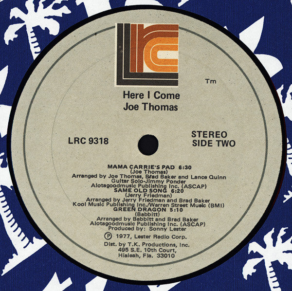 Joe Thomas ~ Here I Come (Vinyl) - Djungel & Jazz