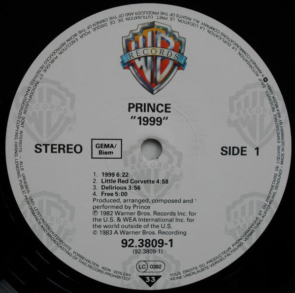 Prince ~ 1999 (Vinyl) - Djungel & Jazz