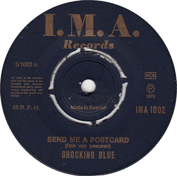 Shocking Blue ~ Send Me A Postcard (Vinyl) - Djungel & Jazz