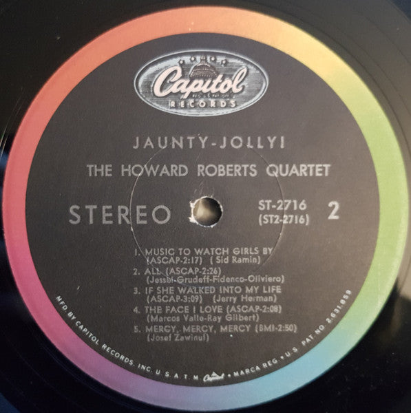 The Howard Roberts Quartet ~ Jaunty-Jolly! (Vinyl) - Djungel & Jazz