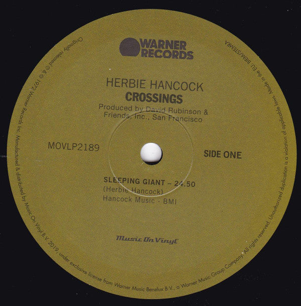 Herbie Hancock ~ Crossings (Vinyl) - Djungel & Jazz