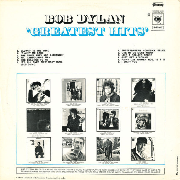 Bob Dylan ~ Greatest Hits (Vinyl) - Djungel & Jazz